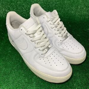 Nike Air Force 1 '07 Men's Shoes Size 13 Triple White 315122-111 NO INSOLES